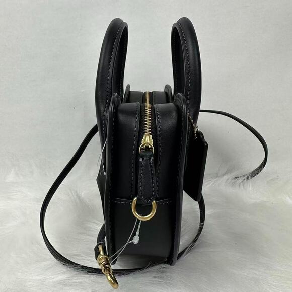 Coach Halloween Cat Crossbody Handbag Black Leather Bag CW615 2025 NWT - Picture 6 of 9